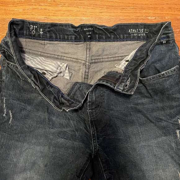 Nautica Athletic Stretch Jeans, 31 x 30 - Picture 2 of 5
